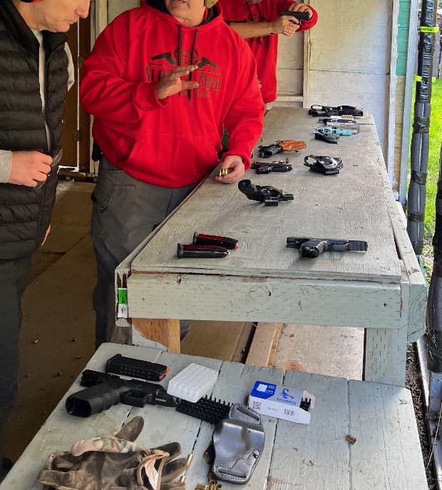 One on one firearms training