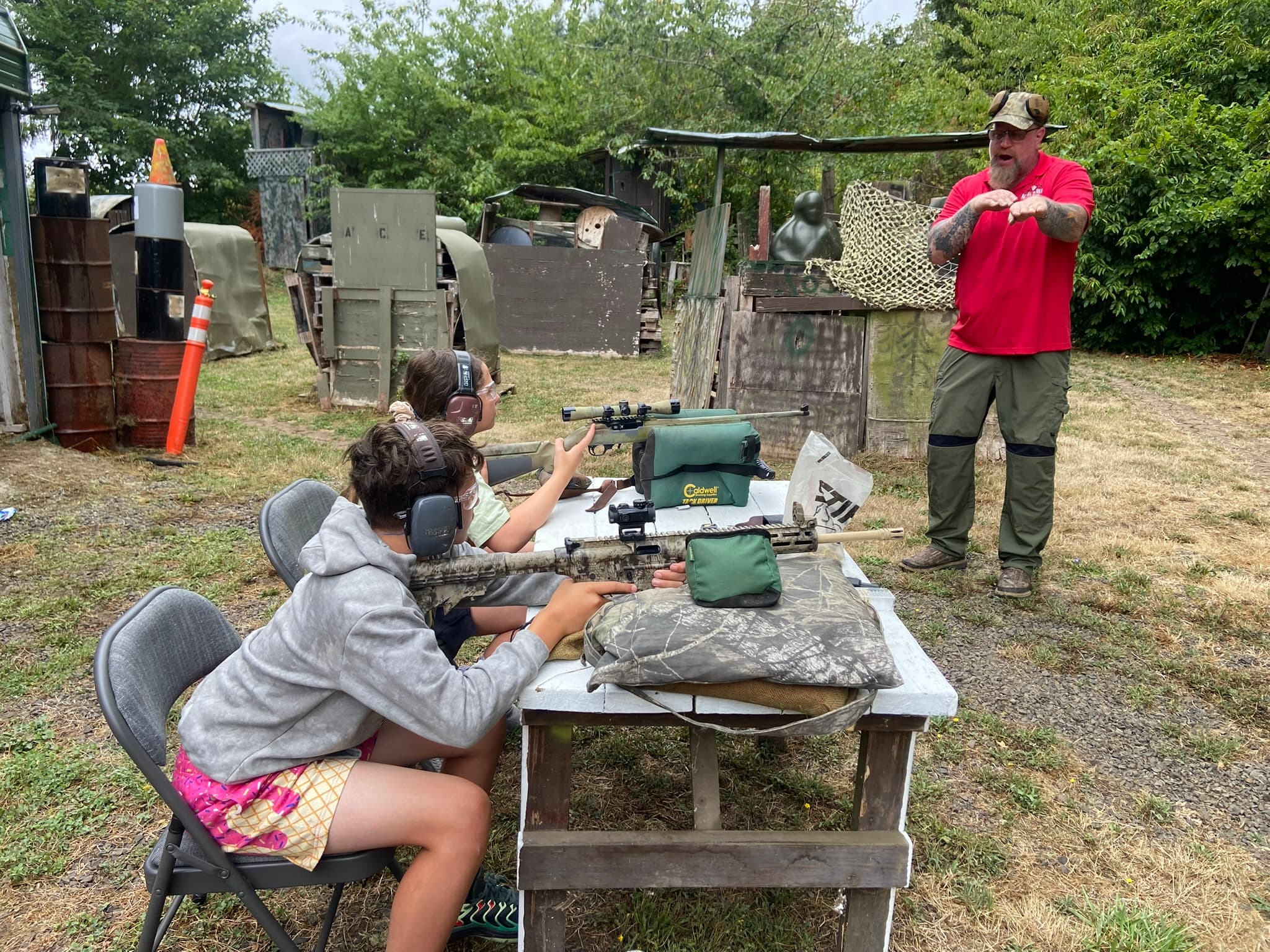Family firearms safety training